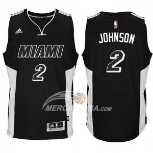 Maglie NBA Johnson Miami Heats Negro Blanco