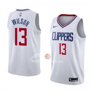 Maglia Los Angeles Clippers Jamil Wilson Association 2018 Bianco