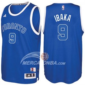 Maglie NBA Retro 2016-17 Ibaka Toronto Raptors Blu