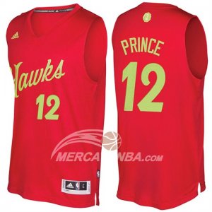 Maglie NBA Christmas 2016 Taurean Prince Atlanta Hawks Rosso