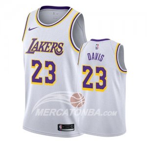 Maglia Los Angeles Lakers Anthony Davis Association 2019-20 Bianco