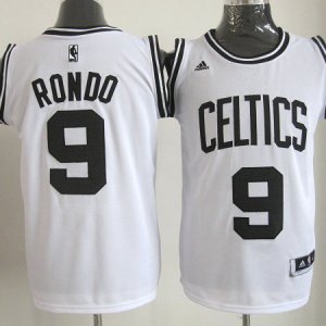 Maglie NBA Rondo,Boston Celtics Bianco2