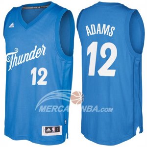 Maglie NBA Christmas 2016 Steven Adams Oklahoma City Thunder Blu