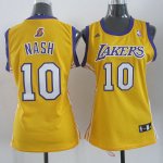 Maglia NBA Donna Nash,Los Angeles Lakers Giallo