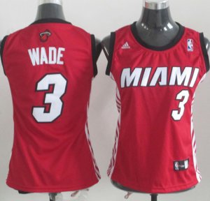 Maglia NBA Donna Wade,Miami Heats Rosso