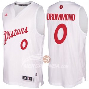 Maglie NBA Christmas 2016 Andre Drummond Detroit Pistons Bianco