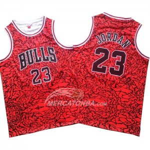 Maglia Chicago Bulls Michael Jordan Mitchell & Ness Rosso