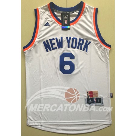 Maglia NBA Porzingis,New York Knicks Bianco