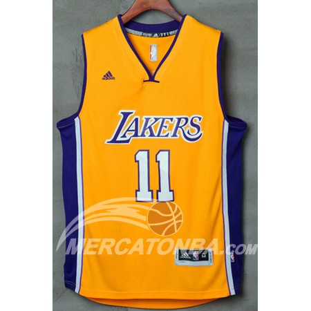 Maglia NBA Yi,Los Angeles Lakers Giallo