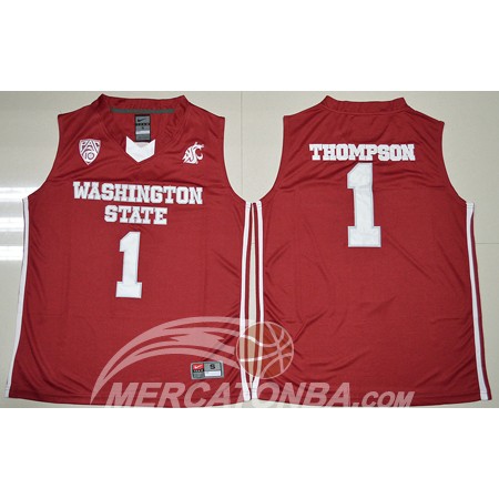 Maglia NBA NCAA Klay Thompson Rosso