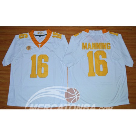 Maglia NBA NCAA Peyton Manning Bianco 2015