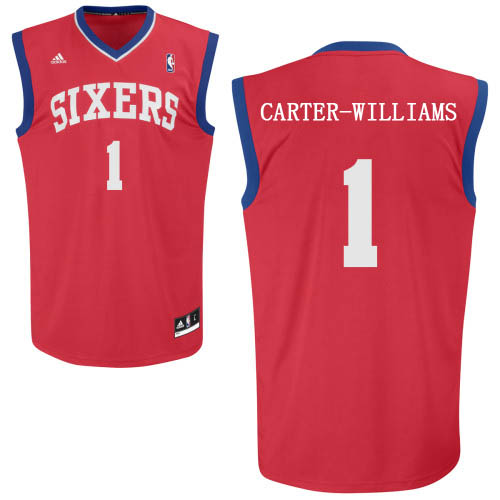 Maglia NBA Carter Williams,Philadelphia 76ers Rosso
