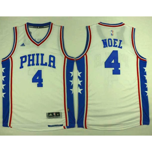 Maglia NBA Phila Noel,Philadelphia 76ers Bianco