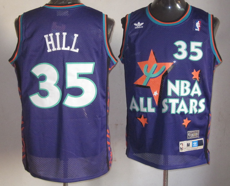 Maglia NBA Hill,All Star 1995 Blu