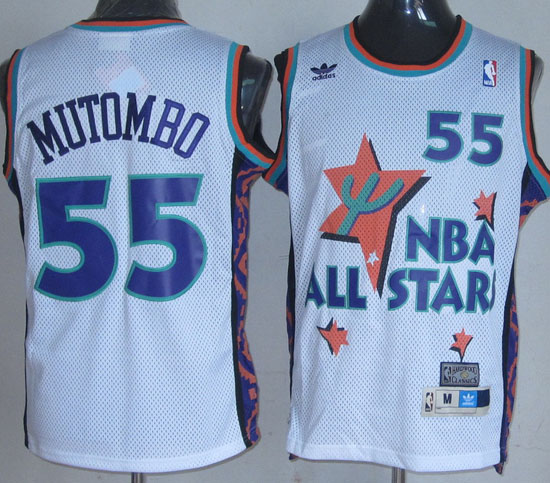 Maglia NBA Mutombo,All Star 1995 Bianco