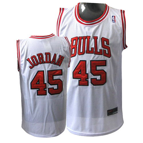 Maglia NBA Jordan,Chicago Bulls Bianco2