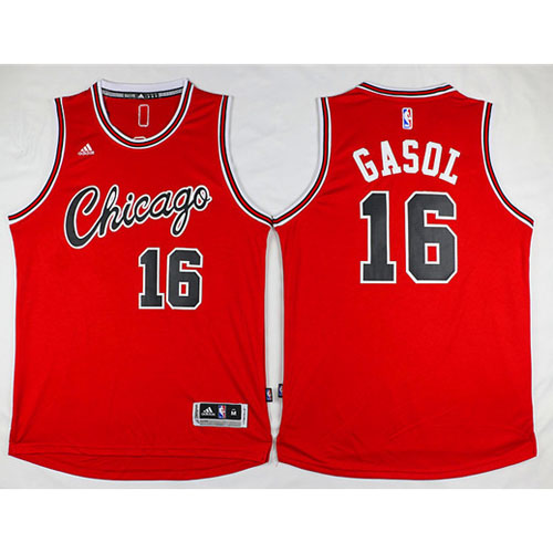 Maglia NBA Retro Gasol,Chicago Bulls Rosso