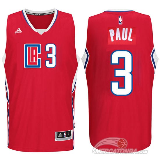 Maglia NBA Paul,Los Angeles Clippers Rosso
