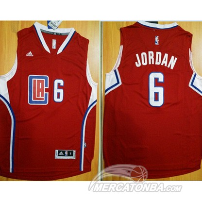 Maglia NBA Jordan,Los Angeles Clippers Rosso