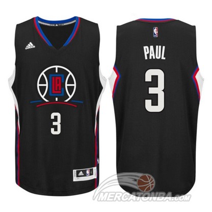 Maglia NBA Paul,Los Angeles Clippers Nero