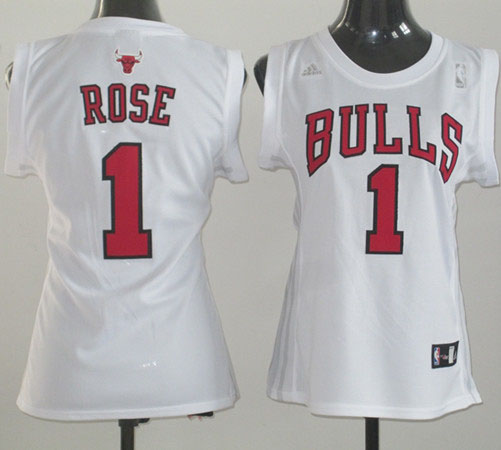 Maglia NBA Donna Rose,Chicago Bulls Bianco