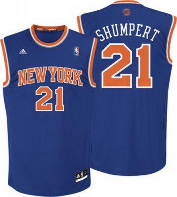 Maglia NBA Rivoluzione 30 Shumpert,New York Knicks Blu