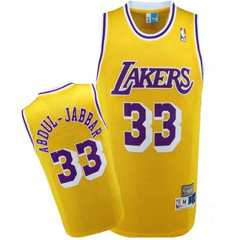 Maglia NBA Abdul Jabbar,Los Angeles Lakers Giallo