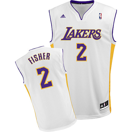 Maglia NBA Fisher,Los Angeles Lakers Bianco