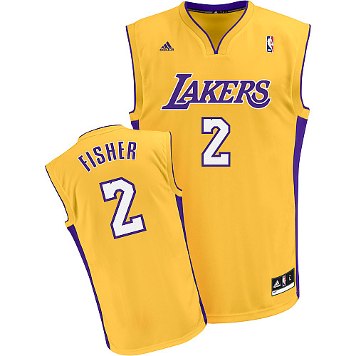 Maglia NBA Fisher,Los Angeles Lakers Giallo