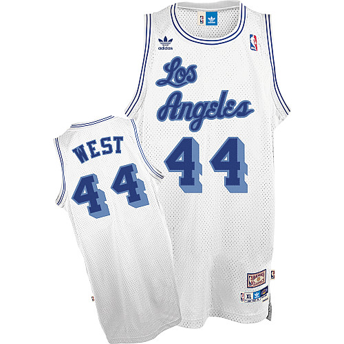 Maglia NBA retro Jerry West,Los Angeles Lakers Bianco