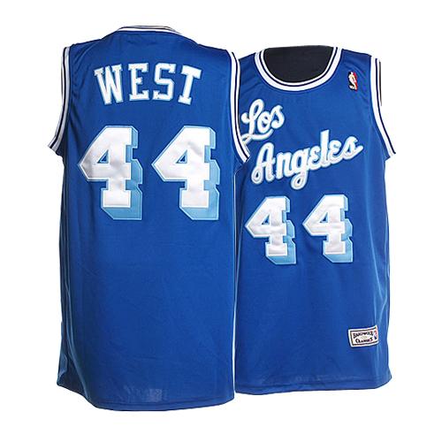 Maglia NBA retro Jerry West,Los Angeles Lakers Blu