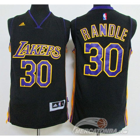 Maglia NBA Randle,Los Angeles Lakers Nero