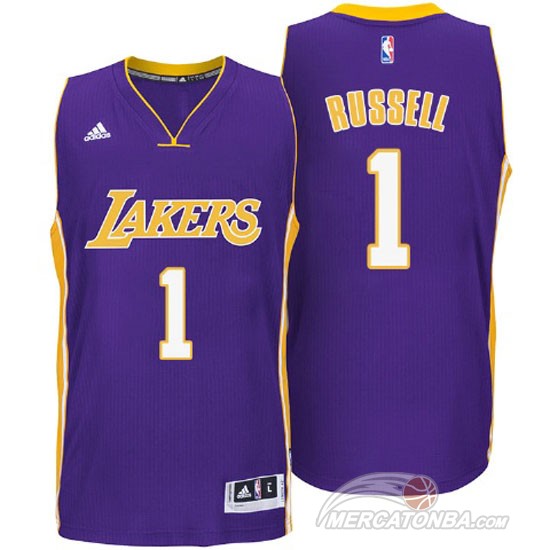 Maglia NBA Russell,Los Angeles Lakers Porpora