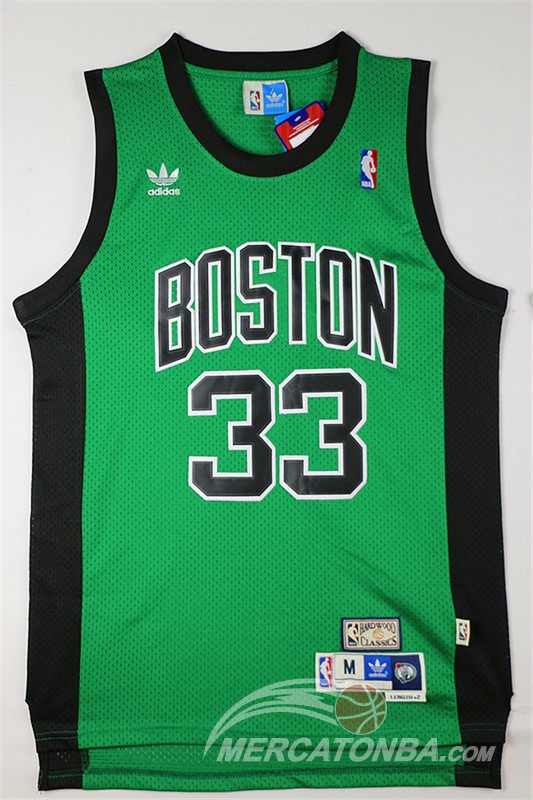 Maglie NBA Bird,Boston Celtics Verde Nero NBA189 - € 22.50 :
