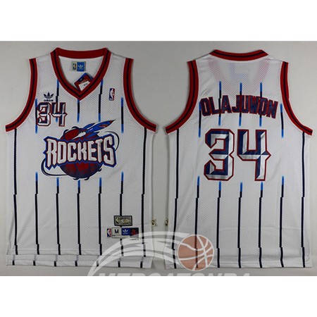 Maglia NBA Olajuwon,Houston Rockets Bianco