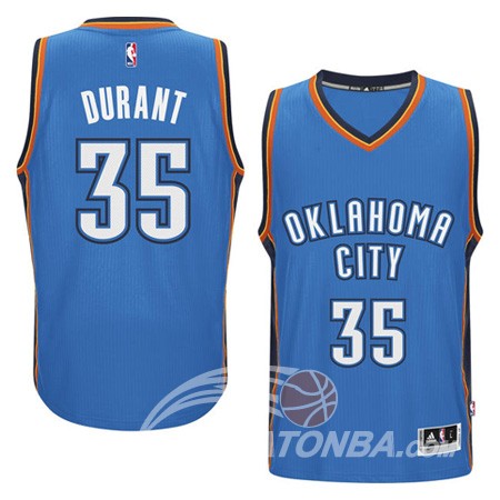 Maglia NBA Autentico Oklahoma City Thunder Blu