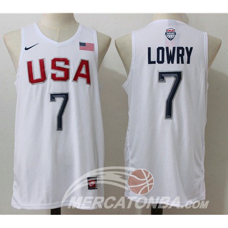 Maglia NBA Twelve USA Dream Team Lowry Bianco
