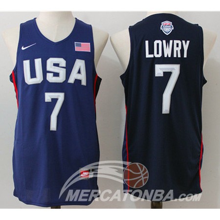 Maglia NBA Twelve USA Dream Team Lowry Blu