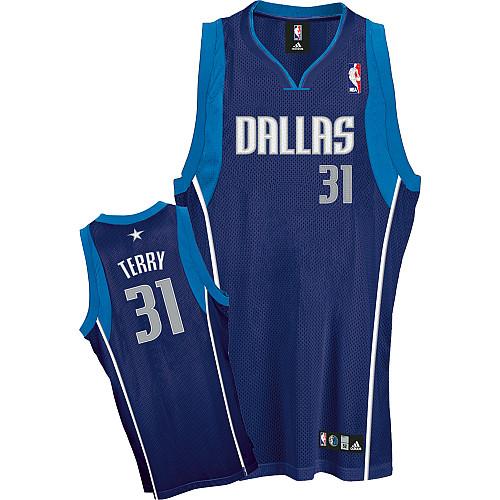 Maglia NBA Terry,Dallas Mavericks Blu2