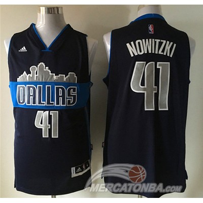 Maglia NBA Nowitzik,Dallas Mavericks Blu