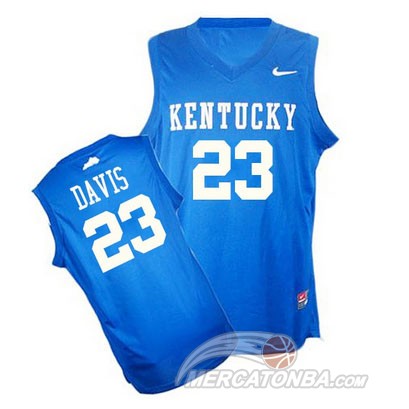 Maglia NBA NCAA Kentucky Davis Blu