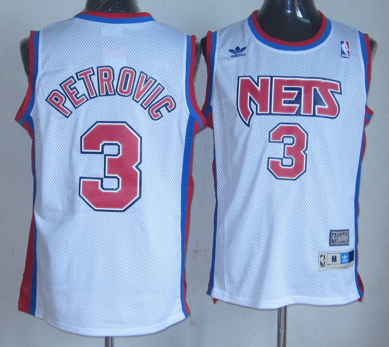 Maglia NBA Petrovic,Brooklyn Nets Bianco