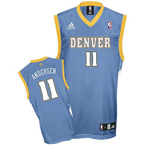 Maglia NBA Andersen,Denver Nuggets Blu