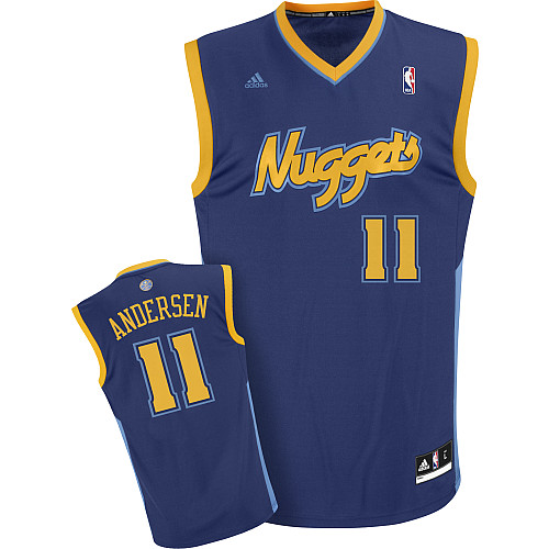 Maglia NBA Andersen,Denver Nuggets Blu2