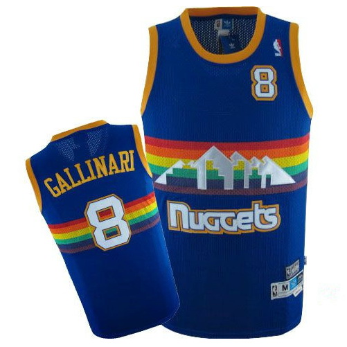 Maglia NBA Danilo,Denver Nuggets Gallinari Blu
