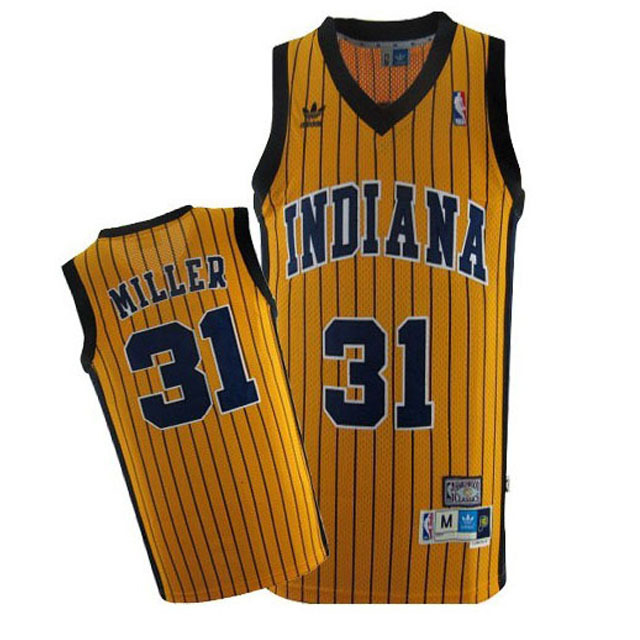 Maglia NBA Miller,Indiana Pacers Giallo