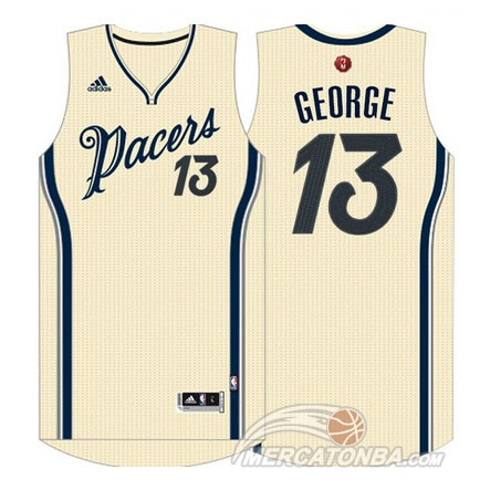 Maglia NBA George Christmas,Indiana Pacers Bianco