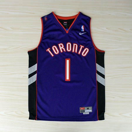 Maglia NBA McGrady,Toronto Raptors Nero Porpora