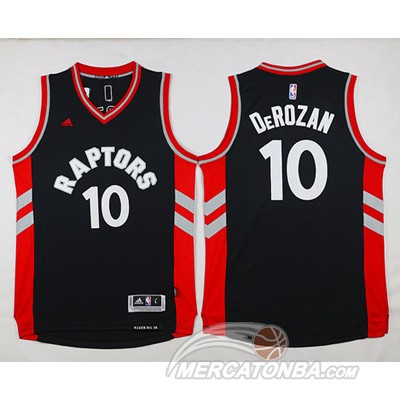 Maglia NBA Derozan,Toronto Raptors Nero