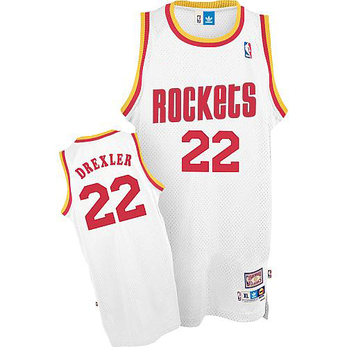 Maglia NBA Drexler,Houston Rockets Bianco